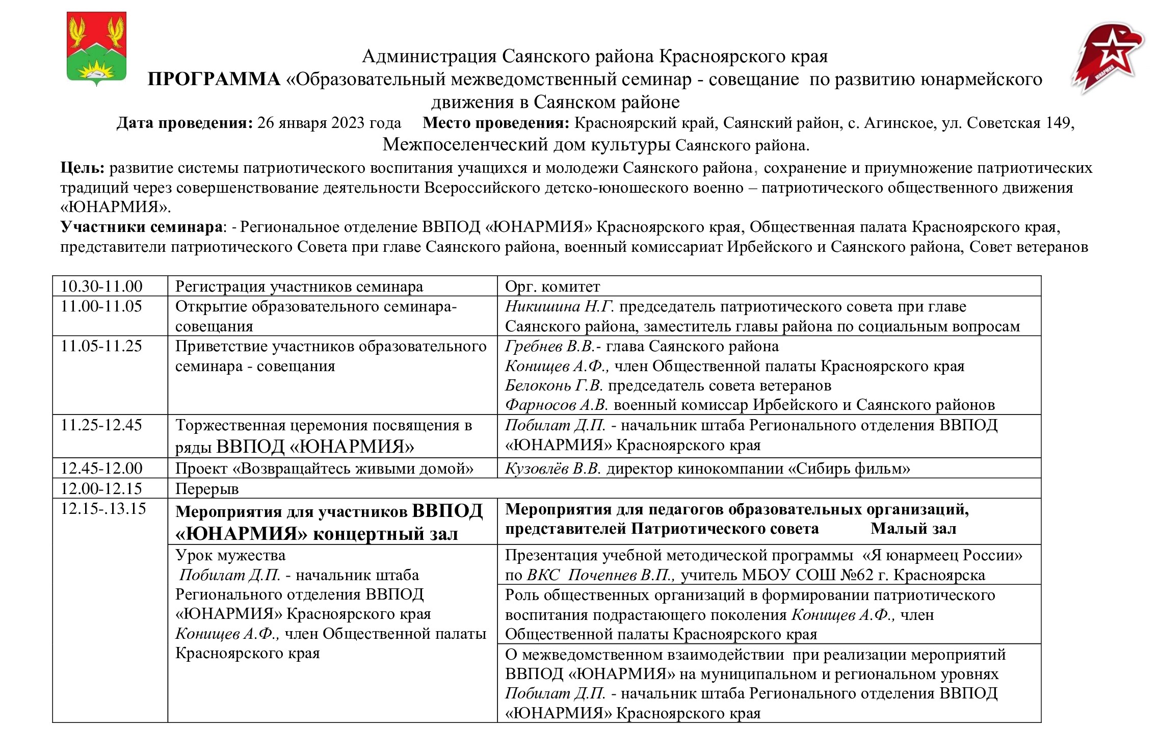 Городской межведомственный образовательный проект учебный день в музее